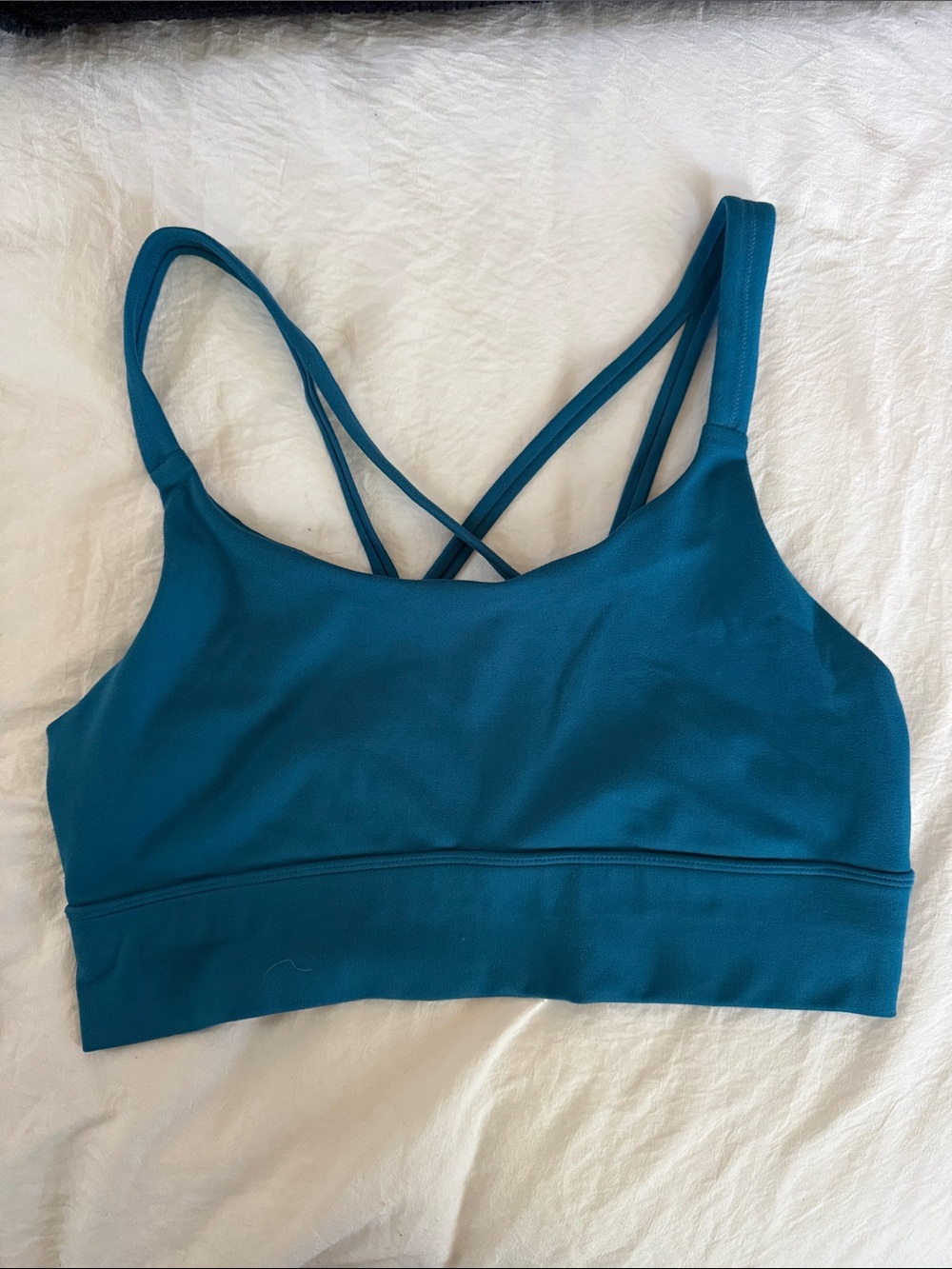 Balance Collection Teal Strappy Sports Bra